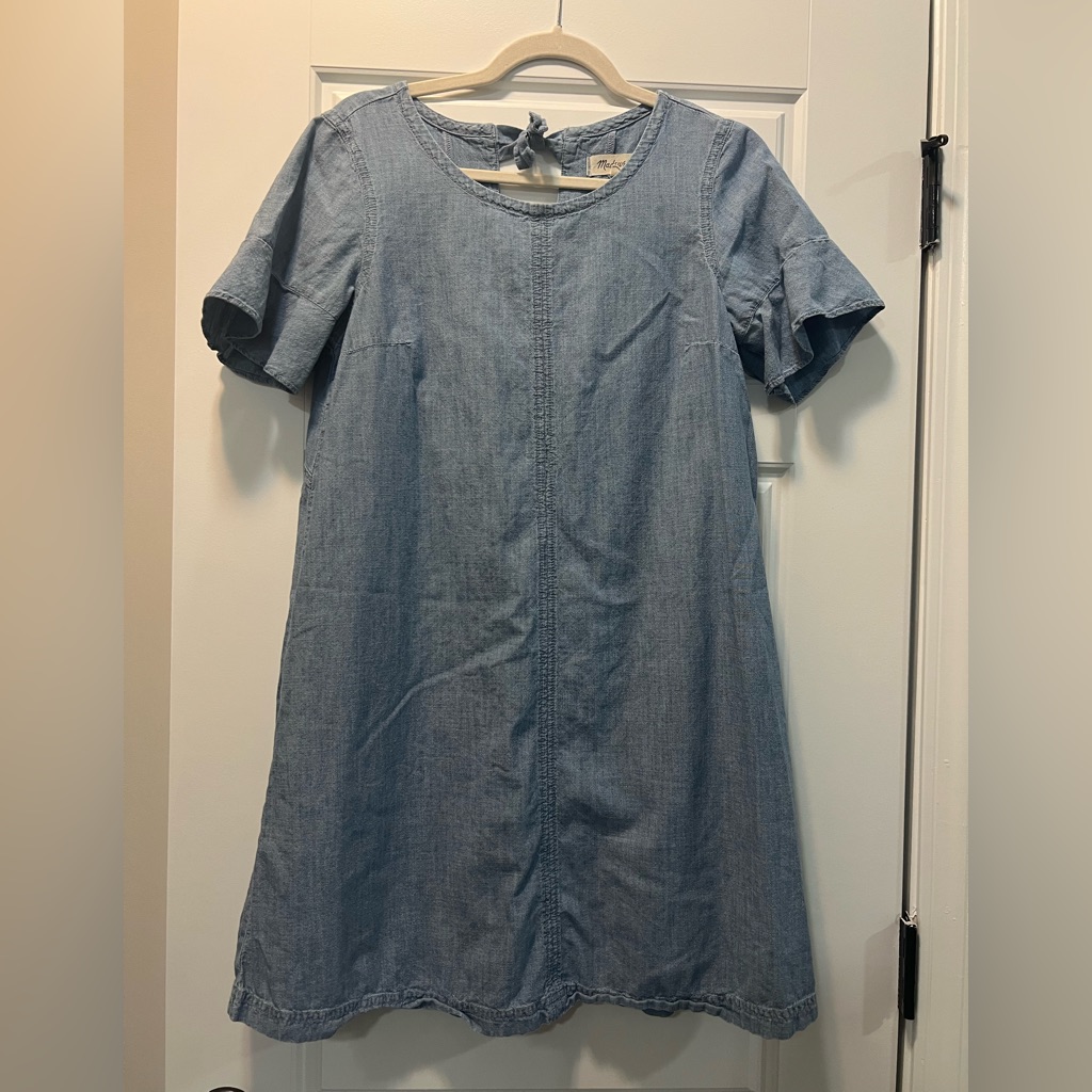 Madewell Light Denim Dress